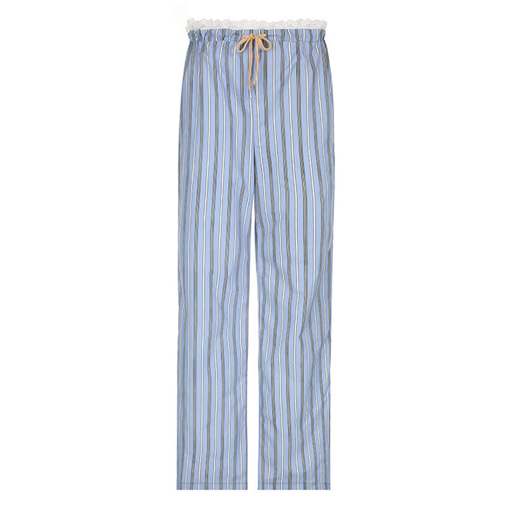 Damen lässige und bequeme Schlafhose mit hohe Taille und Kordelzug Echo Archiv