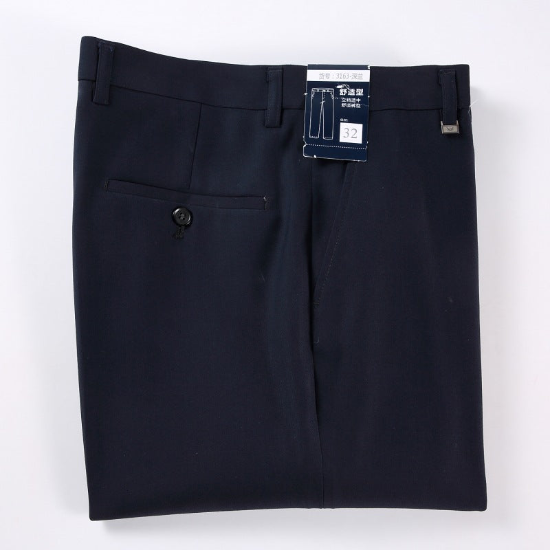 Herren elegante Anzughose mit feinem Strukturdesign Echoarchiv