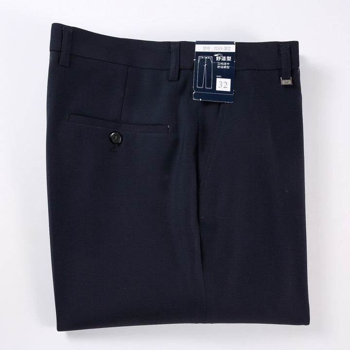 Herren elegante Anzughose mit feinem Strukturdesign Echoarchiv