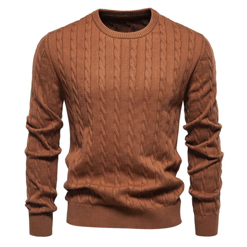 Herren Gemusterter Strickpullover Echoarchiv