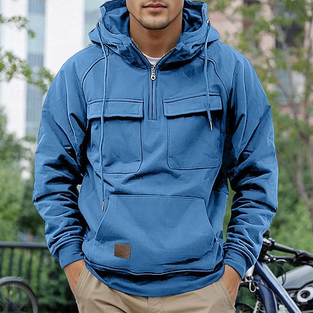 Herren funktioneller Anorak mit praktischen Taschen Echoarchiv