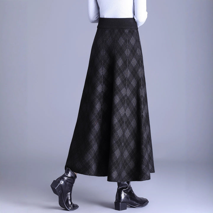 Damen Eleganter Maxirock mit geometrischem Muster Echo Archiv