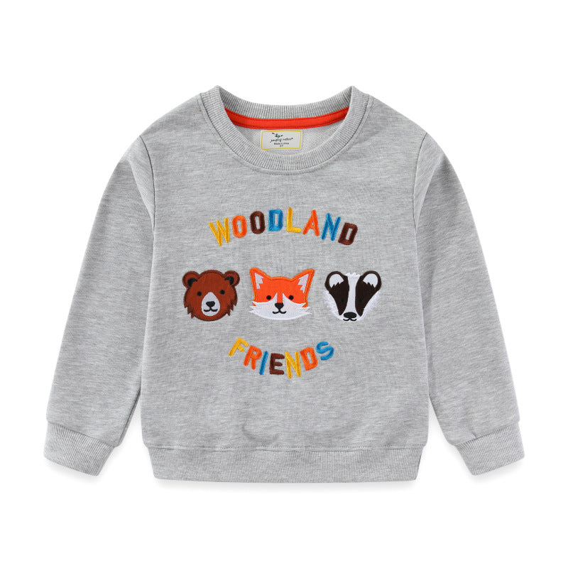 Jungen Sweatshirt mit liebevollem Tiermotiv Echo Archiv