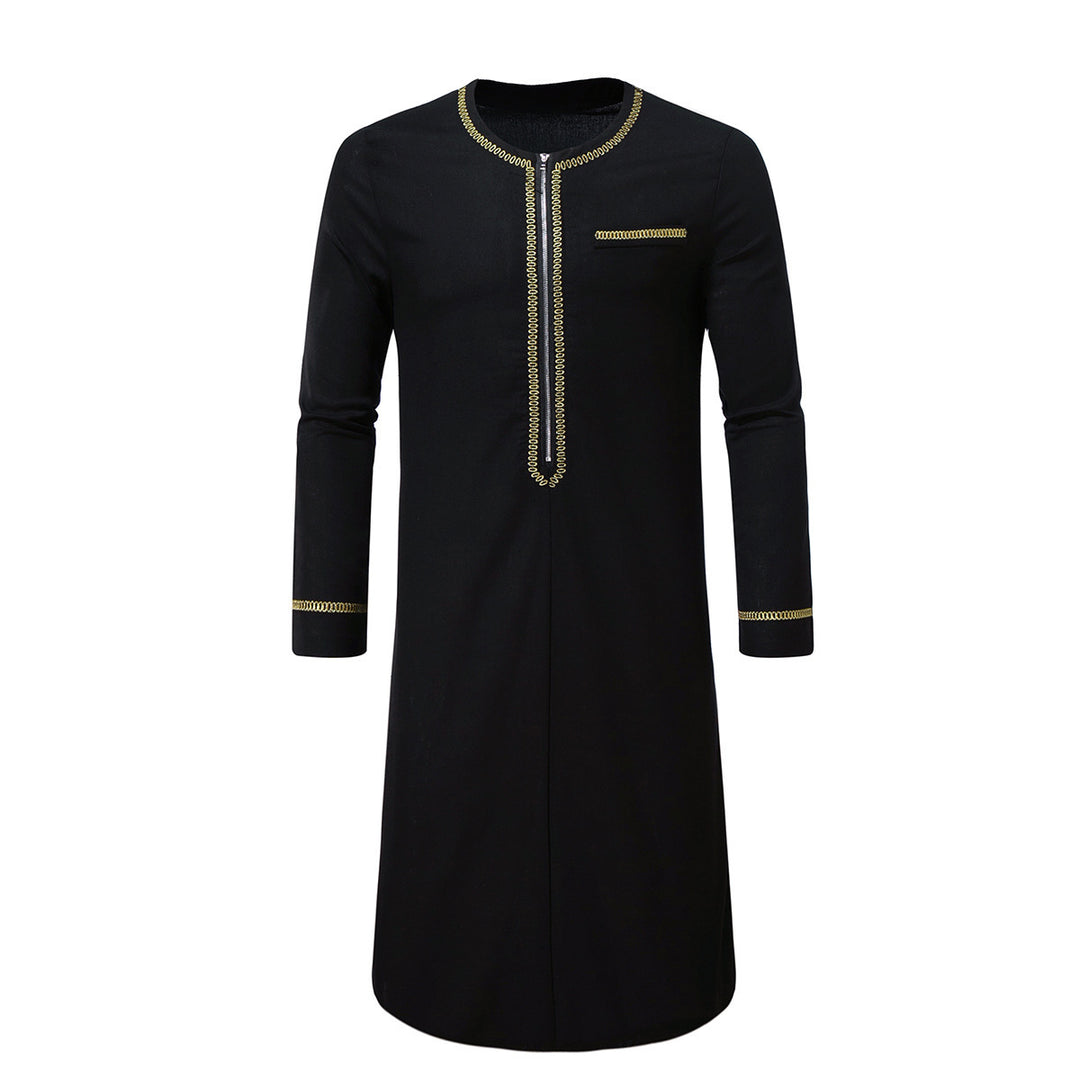 Herren Elegantes Kurta mit feiner Stickerei Echoarchiv
