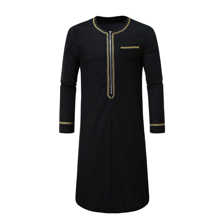 Herren Elegantes Kurta mit feiner Stickerei Echoarchiv