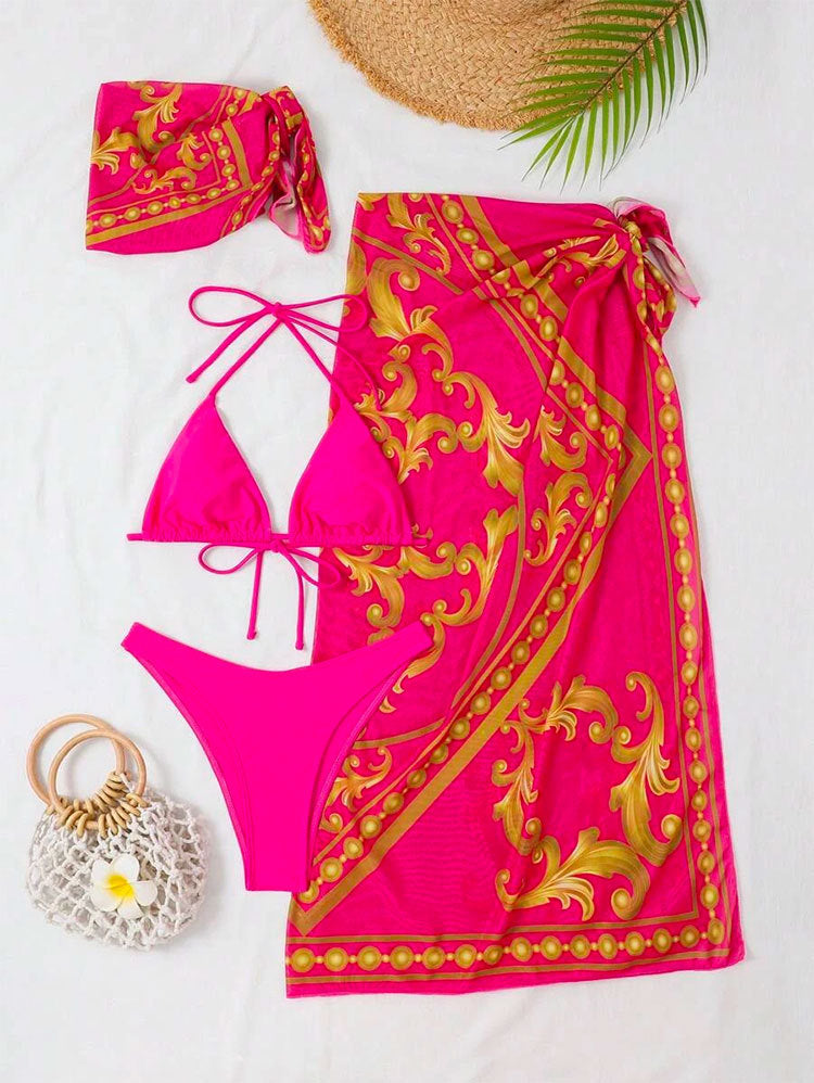 Damen Sarong mit kunstvollem Goldmuster Echo Archiv
