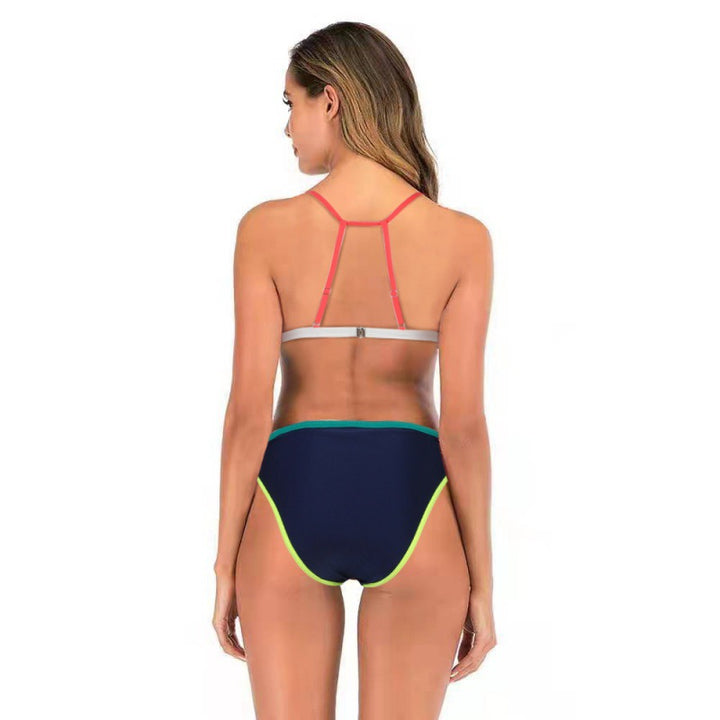 Damen Triangelbikini mit sportlichem Design und modischen Kontrasten Echo Archiv
