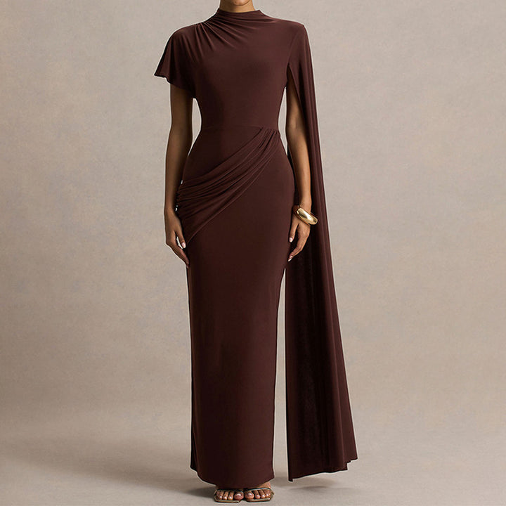 Damen Elegantes Kleid mit einzigartigem Drapierungsdesign Echo Archiv