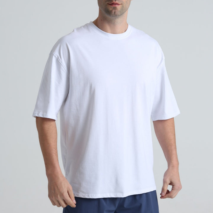 Herren Bequemes Loose-Fit T-Shirt aus hochwertiger Baumwolle Echoarchiv