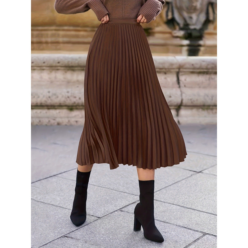 Damen Plisseerock mit hohem Bund und eleganter Ausstrahlung Echo Archiv