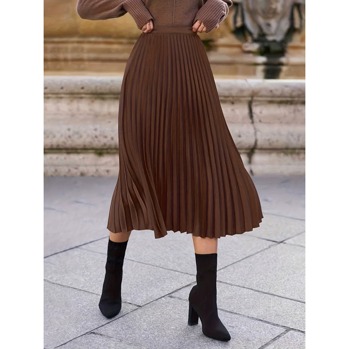 Damen Plisseerock mit hohem Bund und eleganter Ausstrahlung Echo Archiv