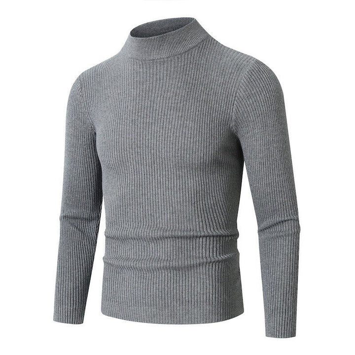 Herren Rollkragenpullover aus hochwertiger Rippenstruktur Echoarchiv