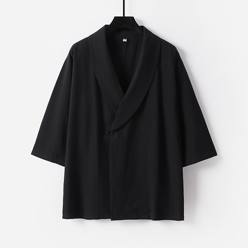 Damen Oversize Kimono-Blazer mit Schalkragen Echoarchiv