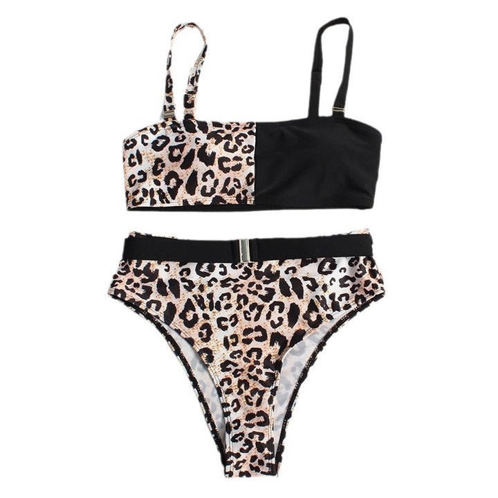 Damen Trendiger Leo-Muster Bikini Echo Archiv