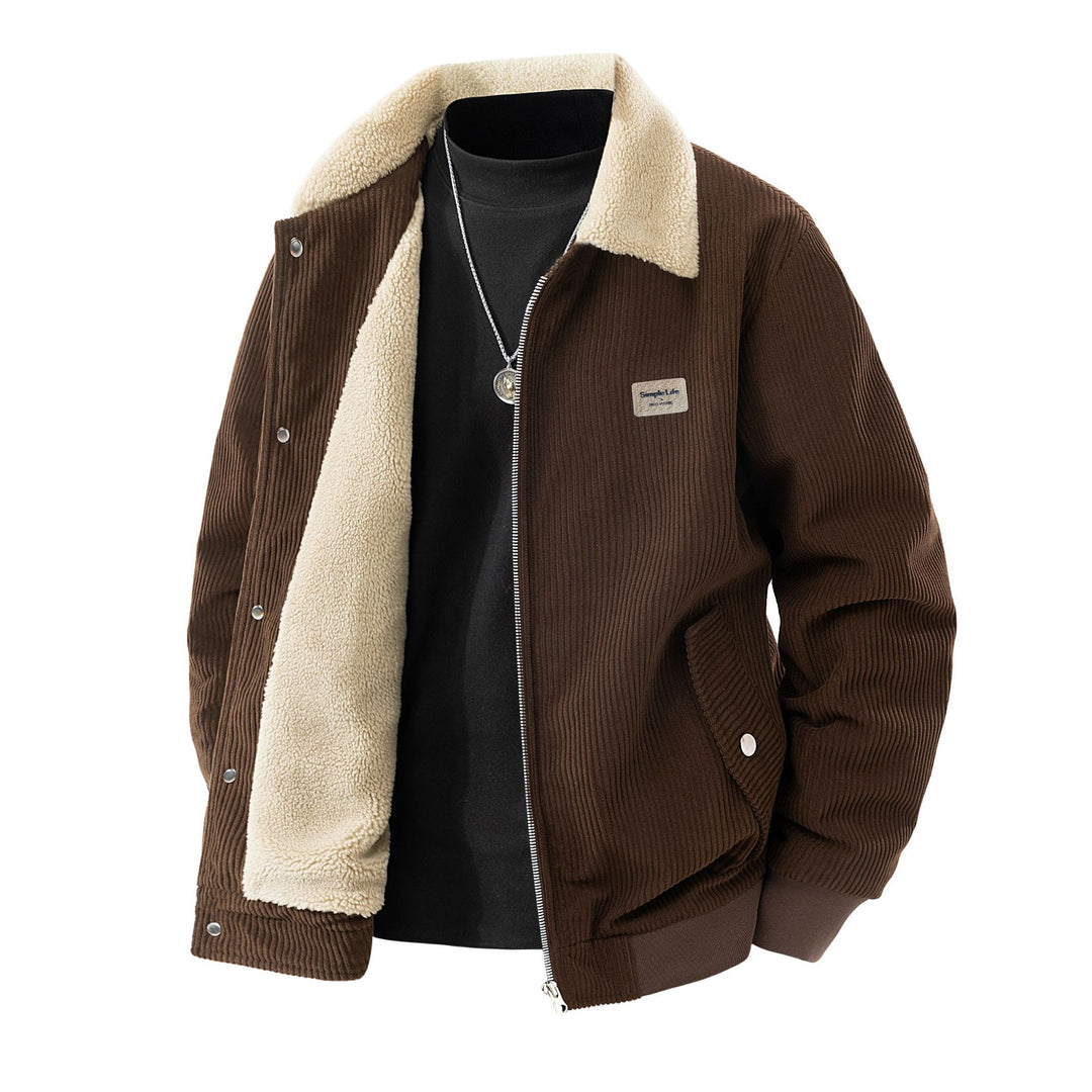 Herren Kuschelige Cordjacke Echo Archiv