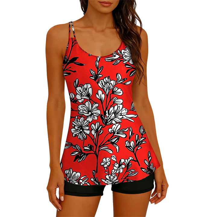 Damen Sportliches Tank-Top mit Shorts Echo Archiv