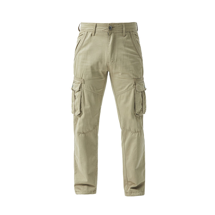Herren Tapered Cargo‑Hose mit Mehrfachtaschen, Knieabnähern und Utility‑Details Echo Archiv