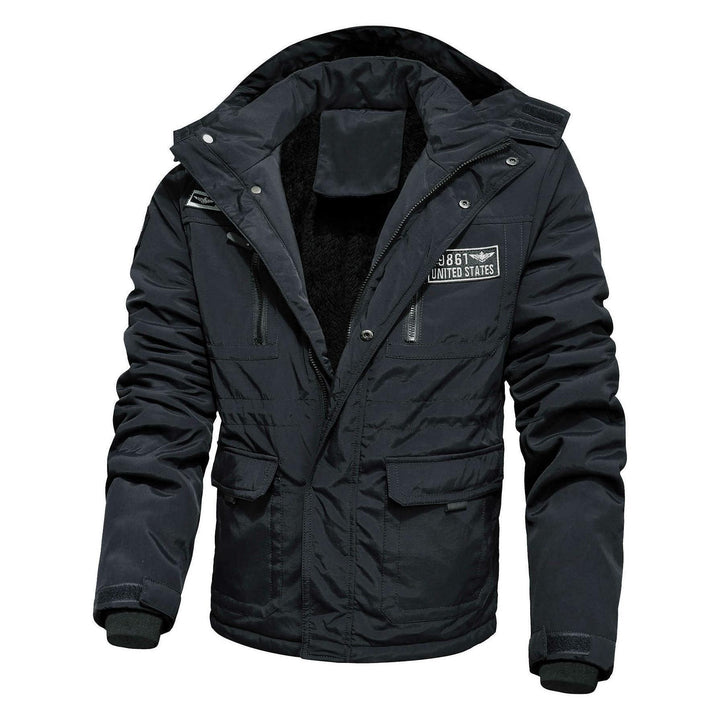 Herren Military-Influenced Thermo-Parka mit wärmender Fleecefutter‑Innenlage und Multifunktions‑Taschen Echo Archiv