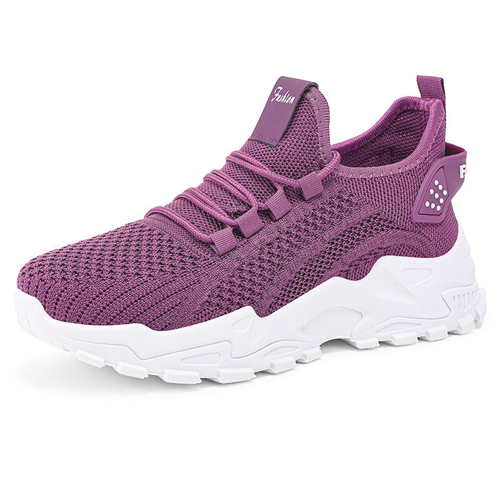 Unisex nan atmungsaktive Strick-Sneaker mit dicker Profilsohle und elastischem Slip-on Echo Archiv