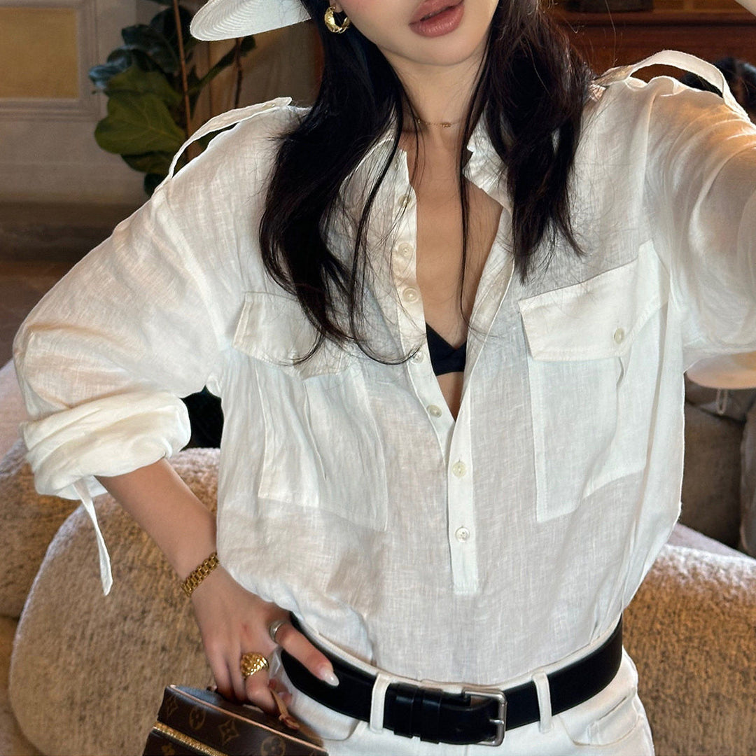Damen Elegante und lässige Hemdbluse Echoarchiv