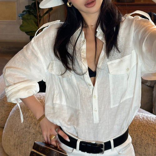 Damen Elegante und lässige Hemdbluse Echoarchiv