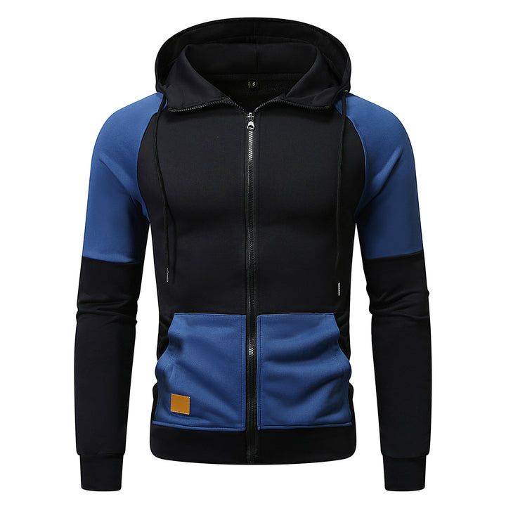 Herren sportlicher Kapuzenpullover mit einzigartigem Farbblock-Design Echoarchiv