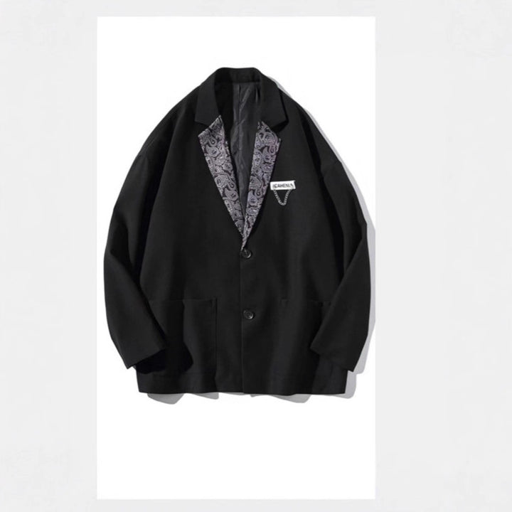 Damen Modischer Blazer mit Paisleymuster Echoarchiv