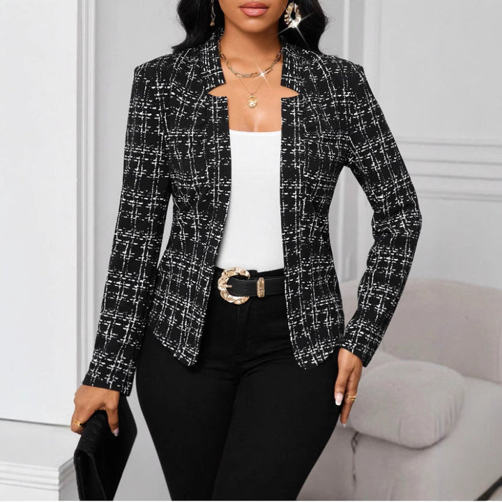Damen raffinierte Business-Blazerjacke Echoarchiv