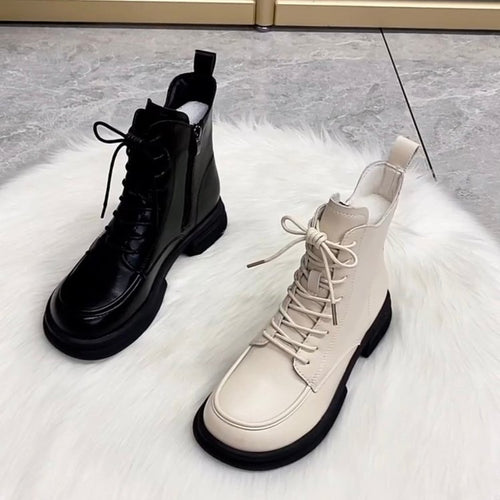 Damen Modische und bequeme High-Top Boots – Lioré