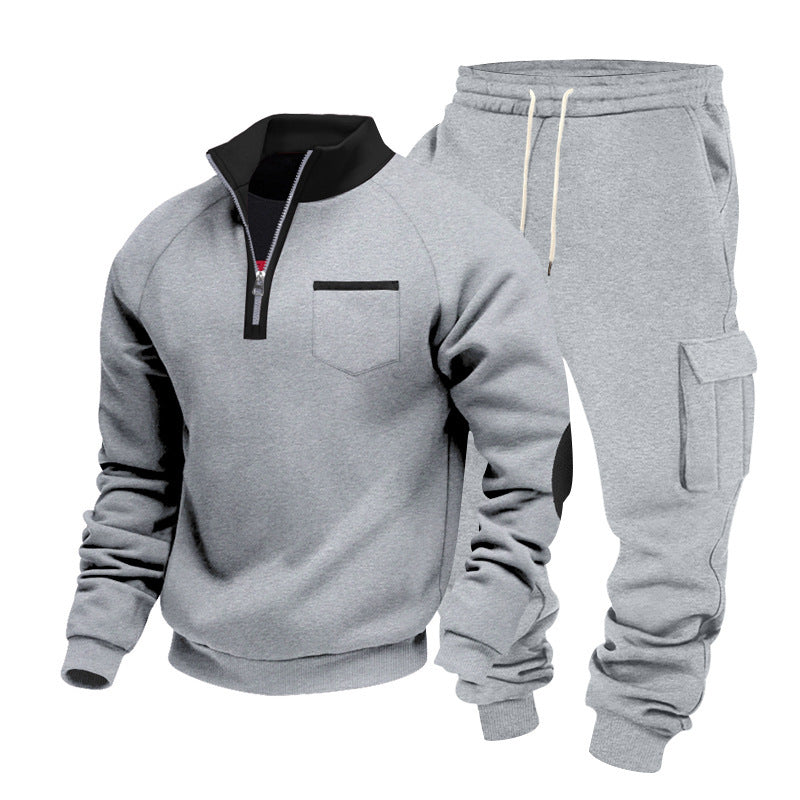 Herren Sportliches Hoodie-Set mit praktischer Taschenlösung Echoarchiv