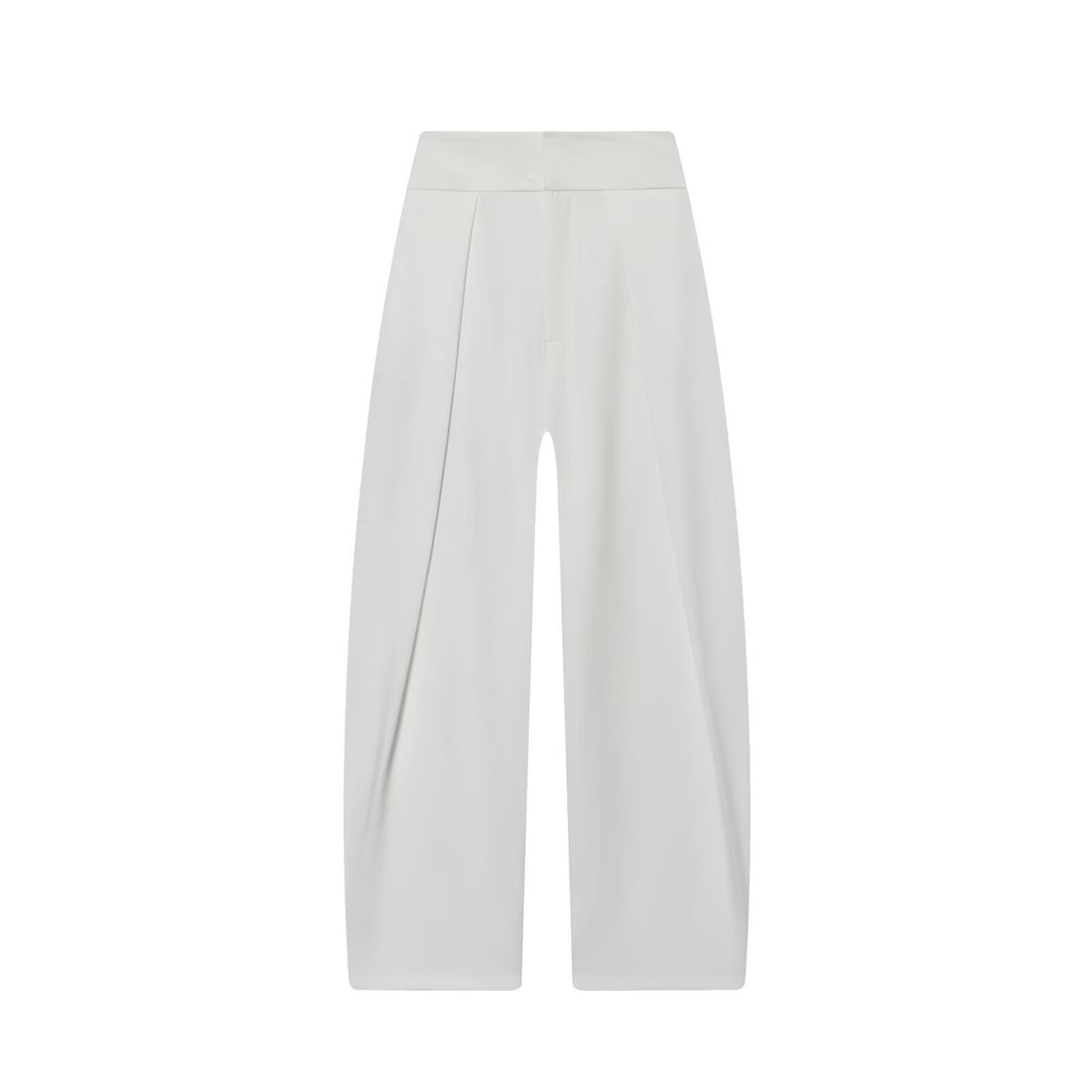 Damen Weite Highwaist-Hose mit Frontfalten und fließender Palazzo-Silhouette Echo Archiv