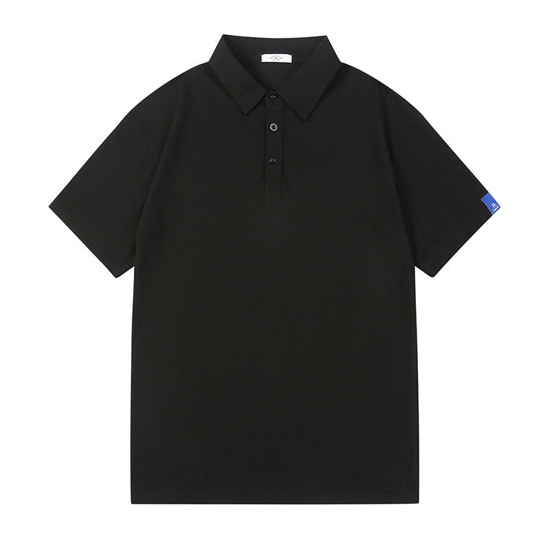 Herren atmungsaktives Poloshirt mit knopfverzierten Details Echoarchiv