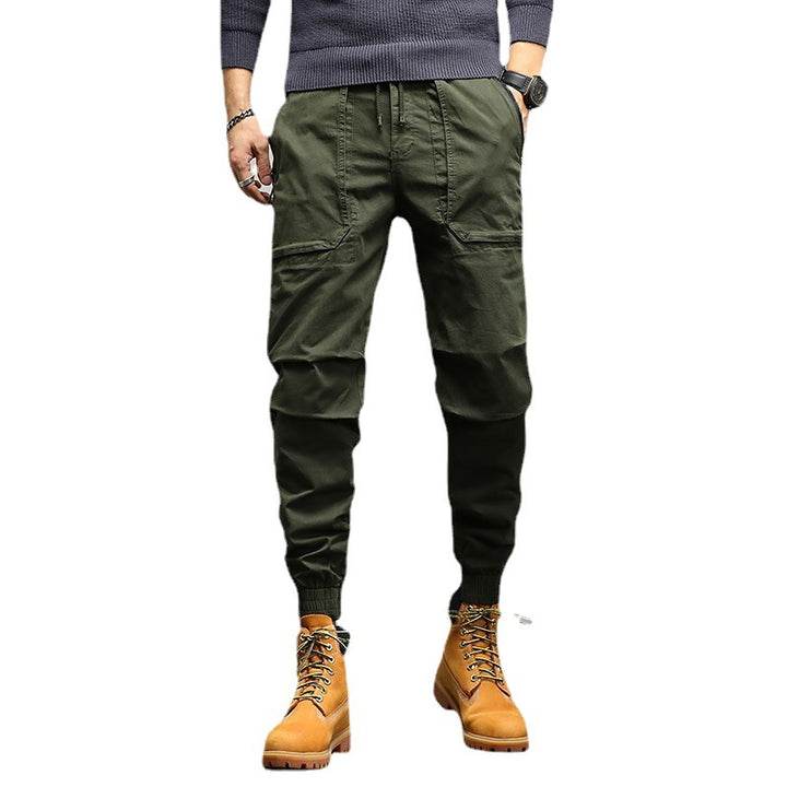 Herren Tapered Cargo-Joggerhose mit Kordelzug, elastischen Bündchen und Multifunktions‑Taschen Echo Archiv