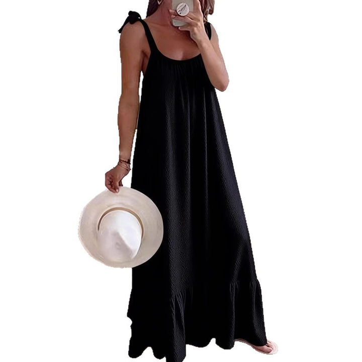 Damen Sommerliches Maxikleid mit Rüschenabschluss Echo Archiv
