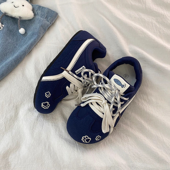 Damen Sportliche Sneakers mit verspieltem Tierdesign und flexiblem Obermaterial Echo Archiv
