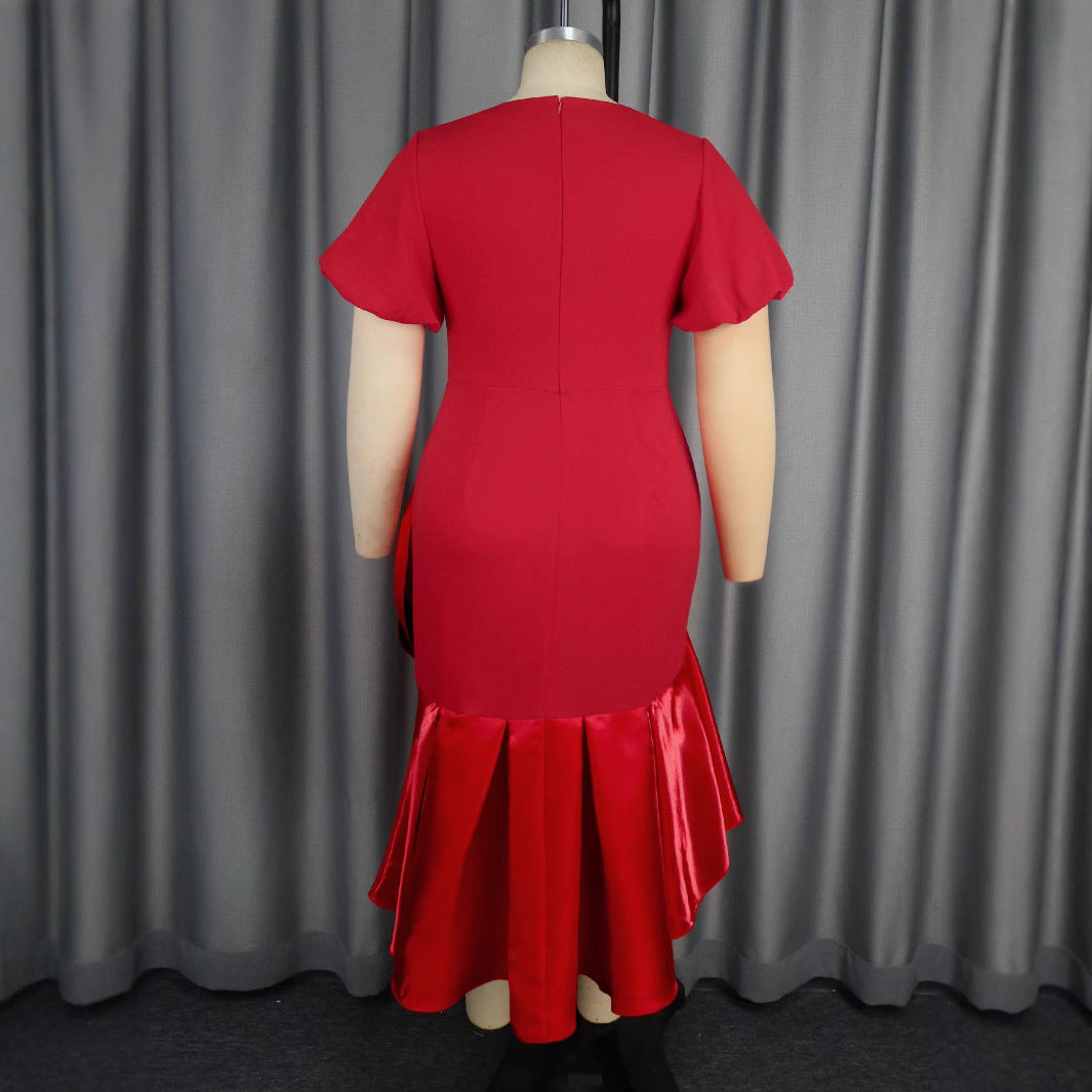 Damen Elegantes Abendkleid mit voluminösem Blumenakzent Echo Archiv