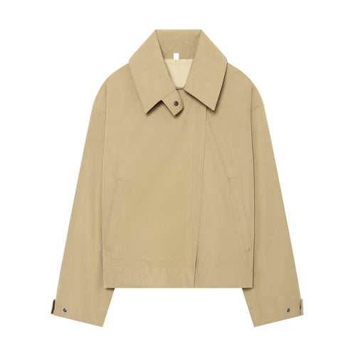 Damen Kurzjacke mit Oversize-Kragen und verstellbaren Manschetten Echo Archiv