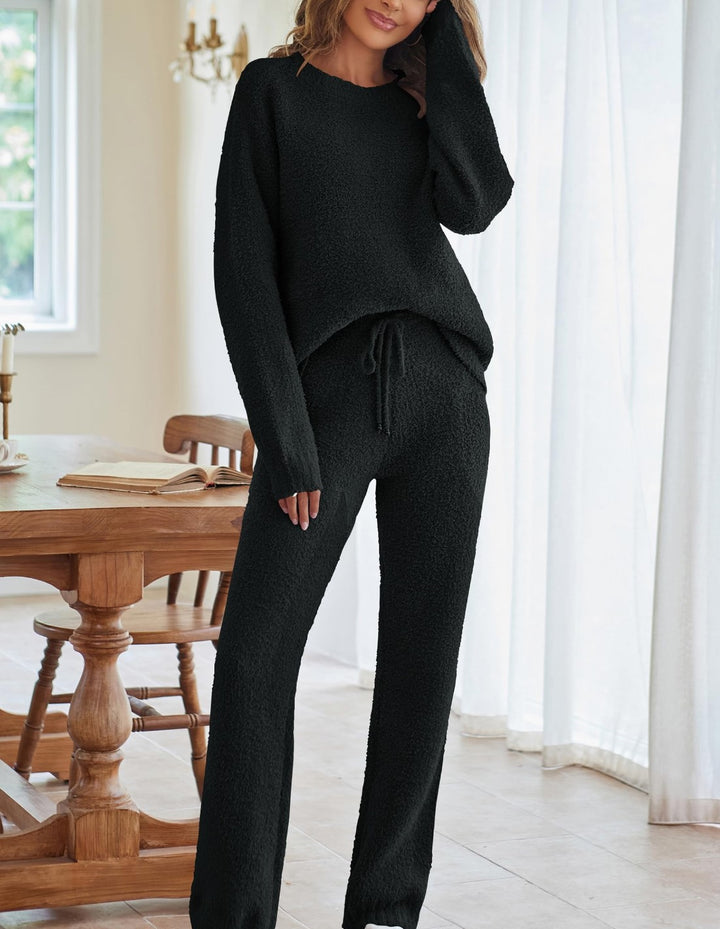 Damen nan kuscheliges Lounge-Set mit Oversize-Pullover und Kordelzughose Echo Archiv