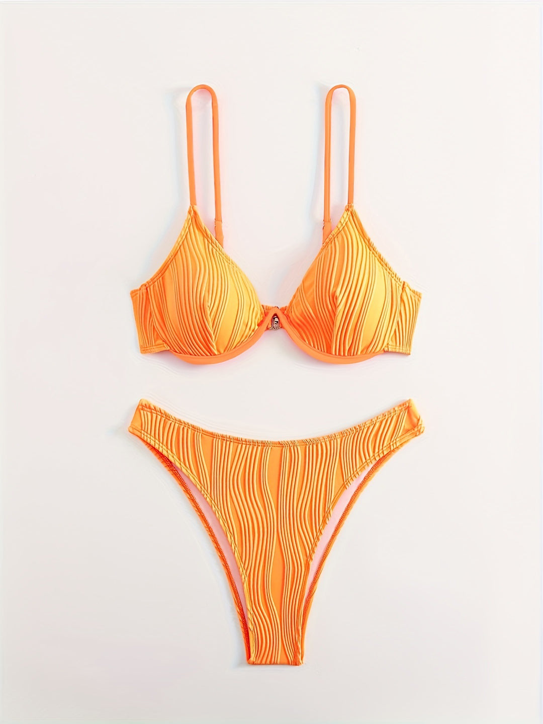 Damen Bikiniset mit elegantem Faltenmuster Echo Archiv