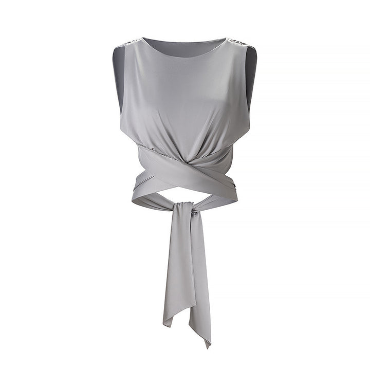 Damen elegantes Wickeloberteil und maxilanger Rock mit Paillettenbund Echo Archiv