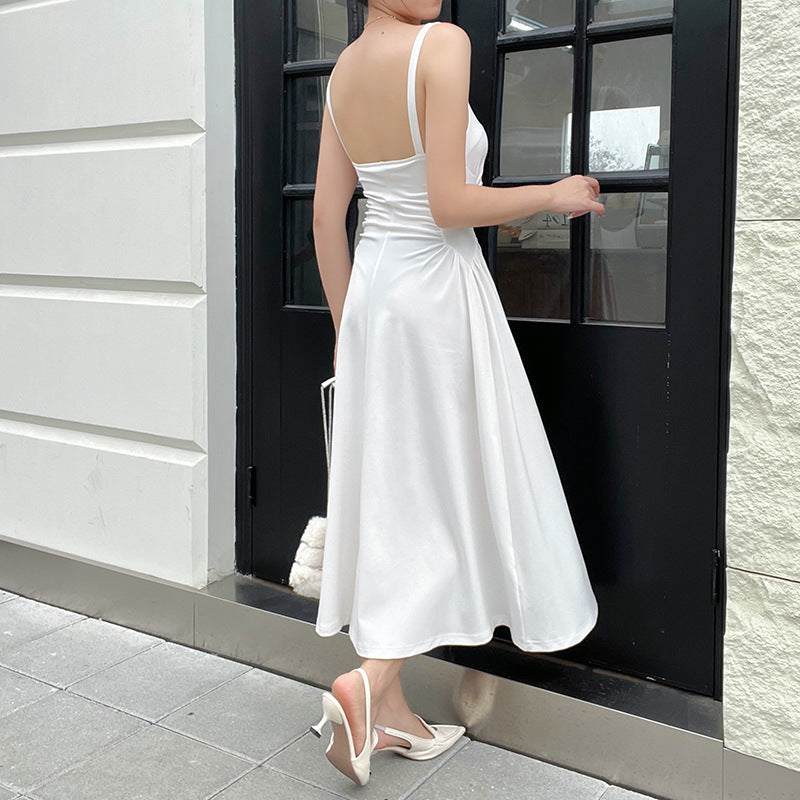 Damen Elegant geschnittenes Maxikleid mit raffinierten Rüschendetails Echo Archiv