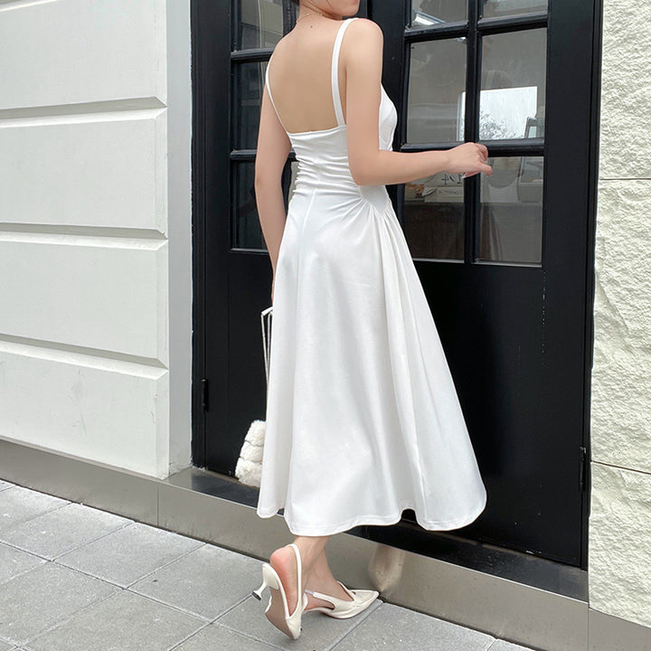 Damen Elegant geschnittenes Maxikleid mit raffinierten Rüschendetails Echo Archiv