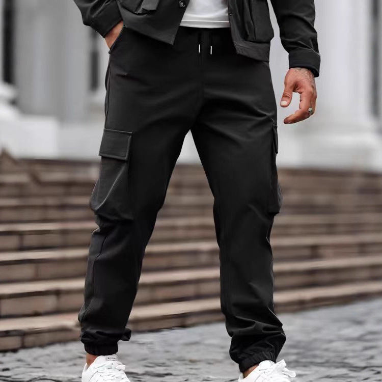 Herren Cargo-Jogginghose mit elastischem Bund und praktischen Taschen Echoarchiv