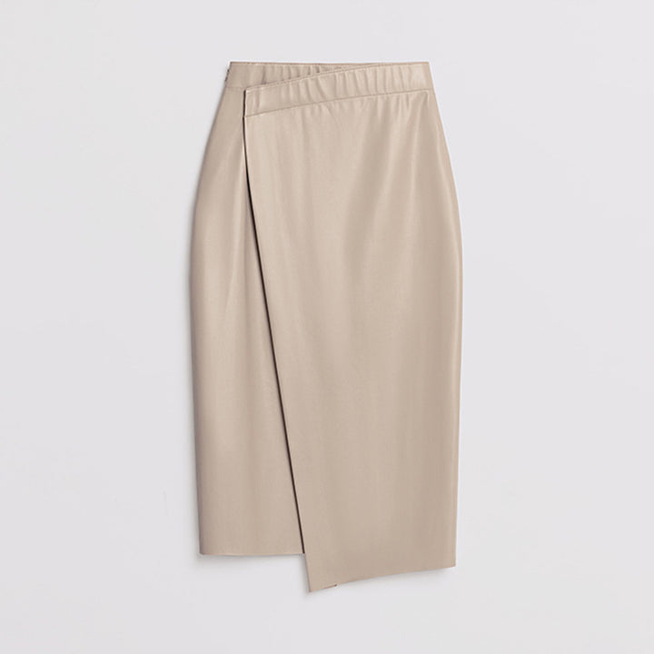 Damen Eleganter Wickelrock aus hochwertigem Material Echoarchiv
