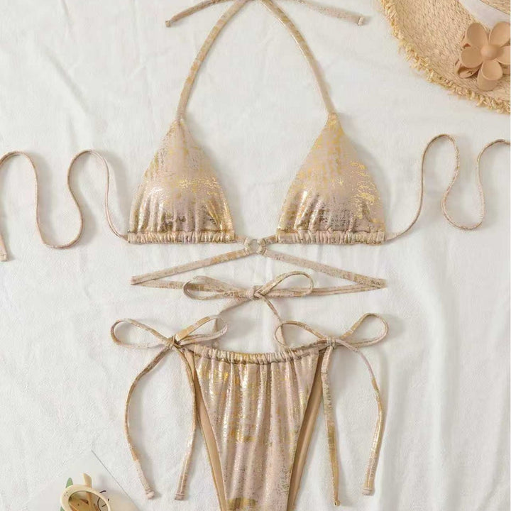 Damen Triangel-Bikini mit elegantem Knoten-Design Echo Archiv
