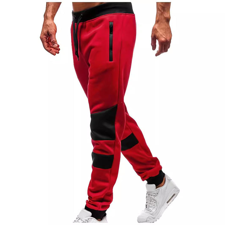 Herren Sportliche Jogginghose mit Reißverschluss und stylischen Kontrastpanelen Echoarchiv