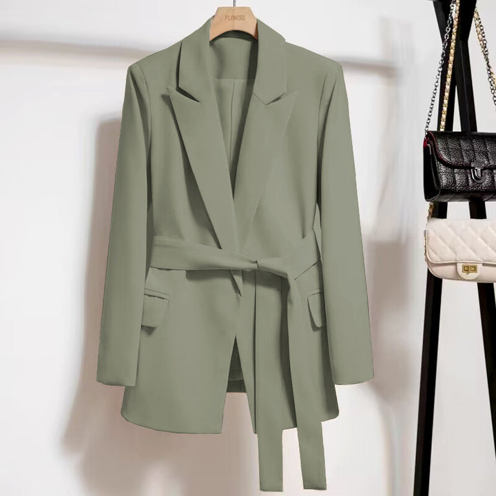Damen Elegante Wickelblazer mit Gürtel Echo Archiv