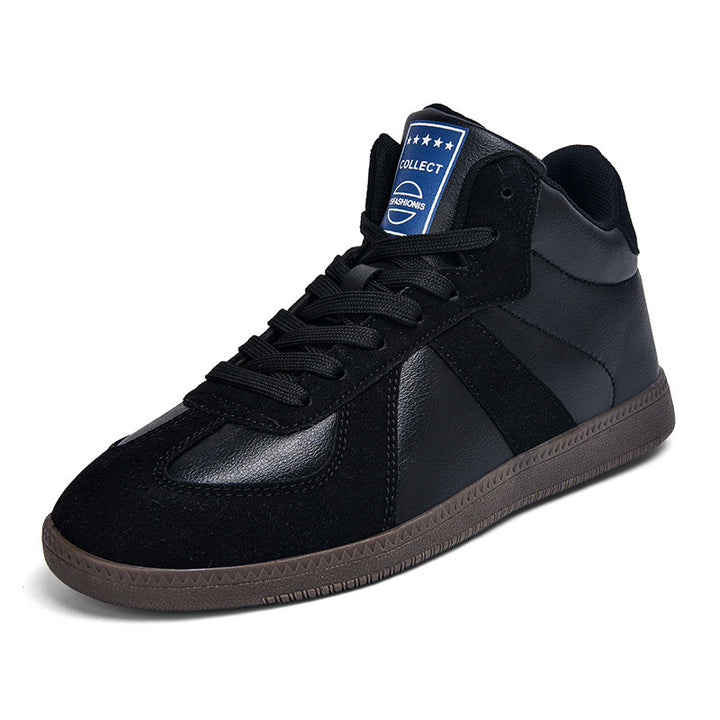 Unisex nan urbaner Tennis-Sneaker mit Veloursleder-Overlays gepolstertem Fersenkragen und vulkanisierter Gummisohle Echo Archiv