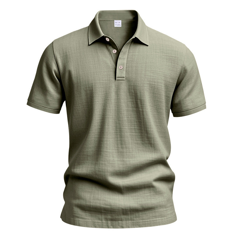 Herren Polo-Hemd mit strukturiertem Design und hochwertiger Baumwolle Echoarchiv