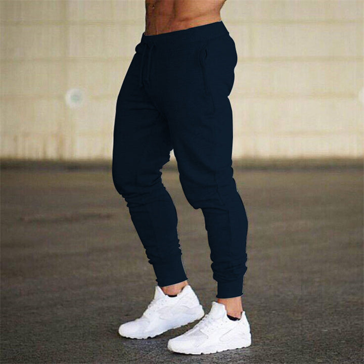 Herren nan eng zulaufende Jogginghose Baumwollmischung mit Bündchen und Kordelzug Echo Archiv